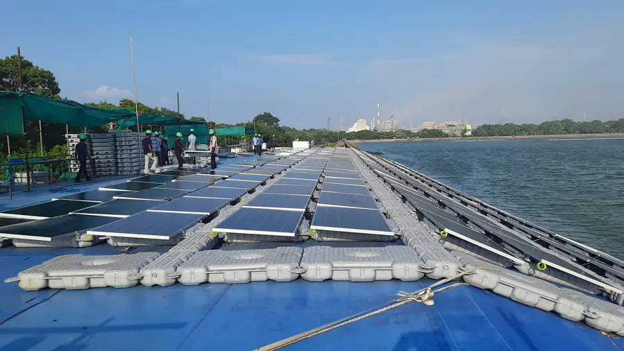 24.7 MW FLOATING SOLAR PV POWER PLANT, TUTICORIN , TAMILNADU