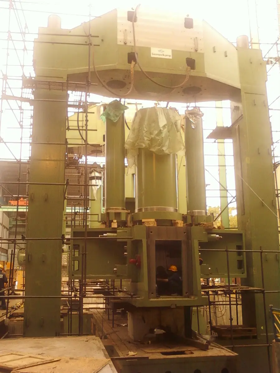 8000 MT Hydraulic Press Project